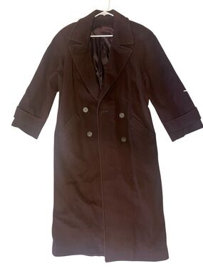 Harold's Double-Breasted Trench Coat in Brown